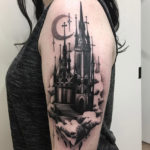 Haunted Castle Tattoo