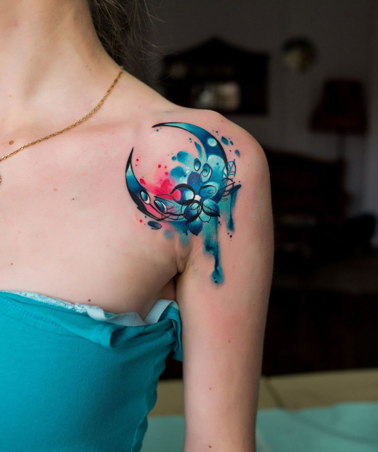 56 Dreamy Moon Tattoos With Meaning  Our Mindful Life