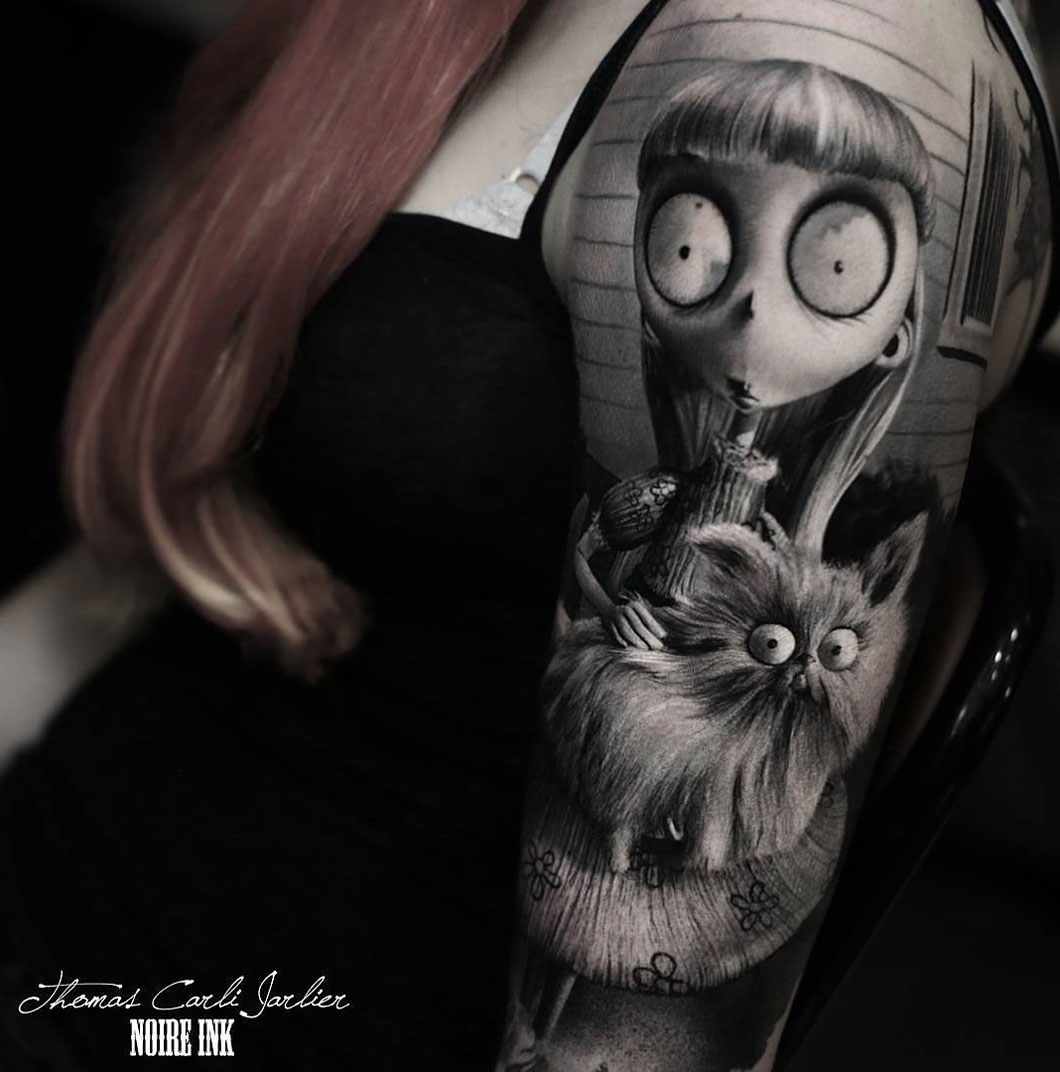 Weird girl & Mr. Whiskers Tattoo