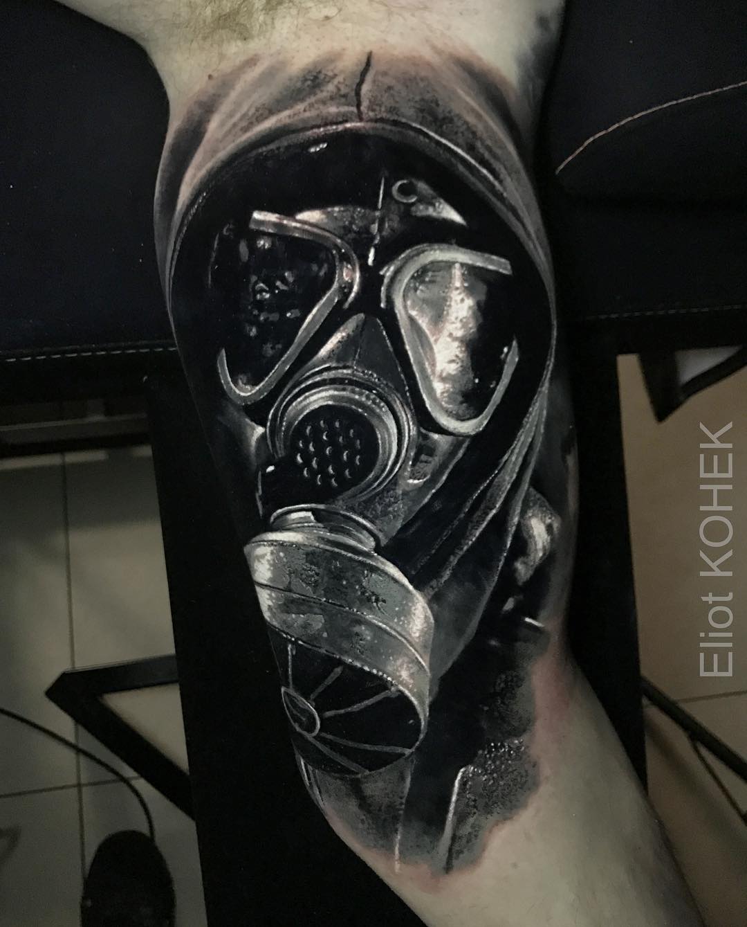 Gas Mask Tattoo