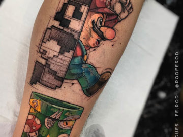 Mario Bros. Tattoo