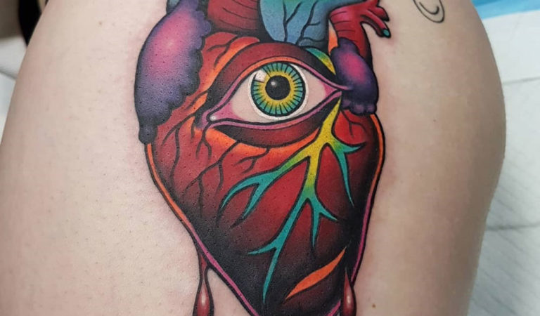 Colorful Heart & Eye