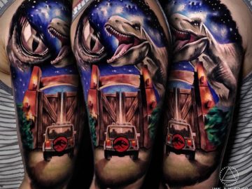 Jurassic Park tattoo