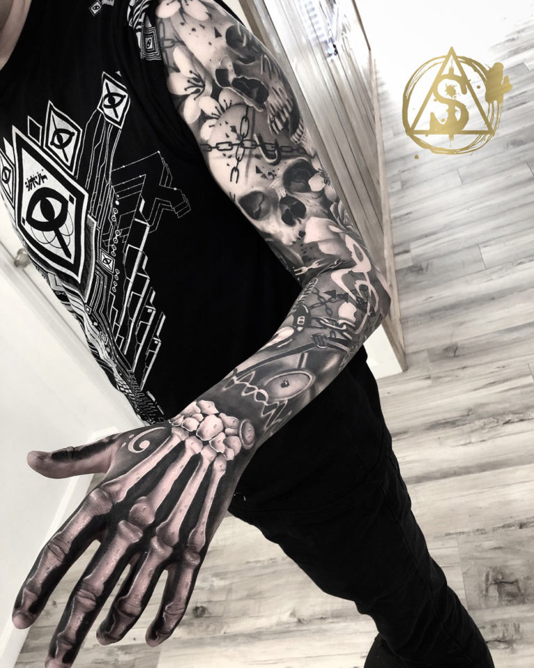 Finger waves by Joshua Nordstrom TattooNOW