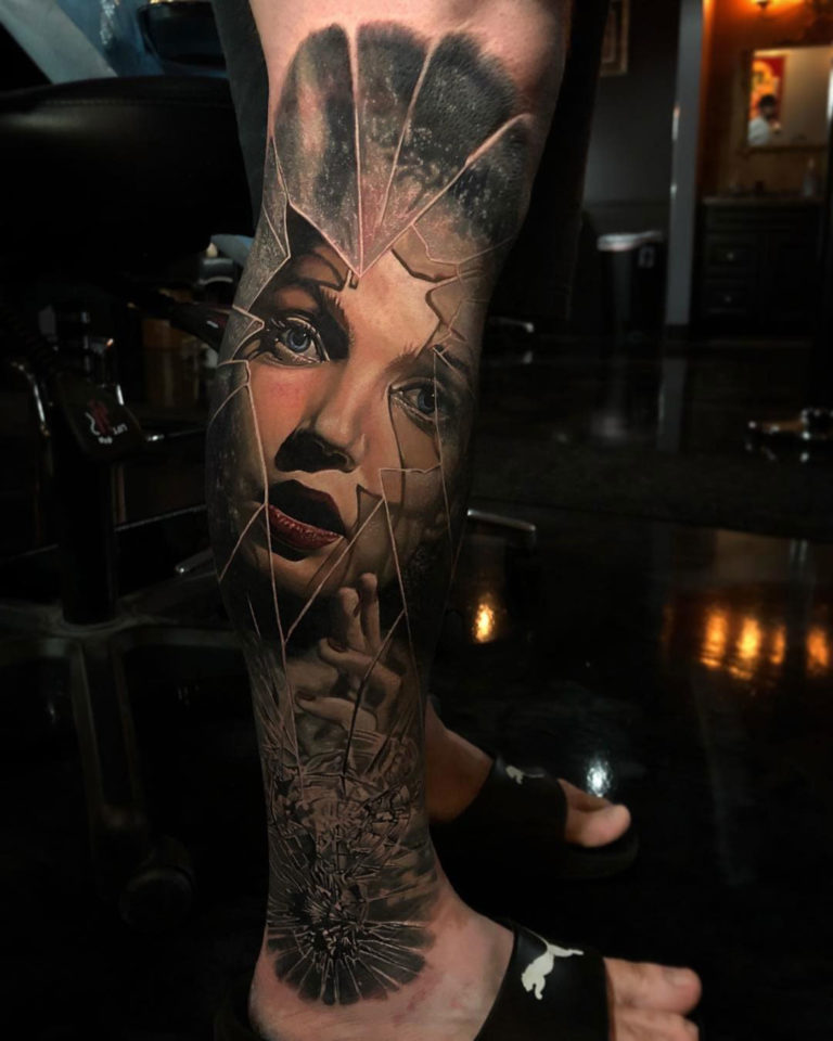 Tattoo design: Shattered (flashes) by Dragonixa2 on DeviantArt