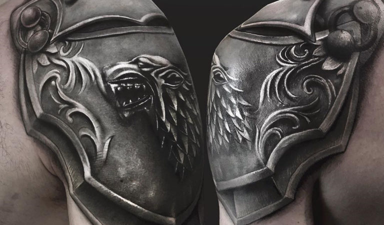 House of Stark Shoulder Armour