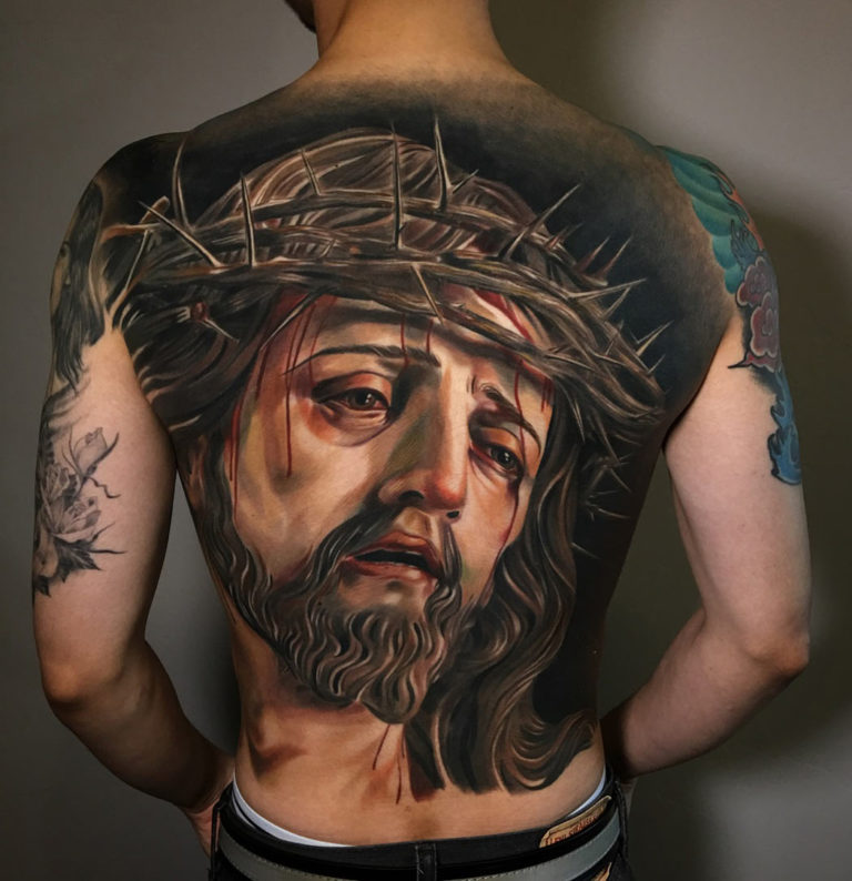 159 Jesus Christ Tattoo Stock Photos HighRes Pictures and Images  Getty  Images