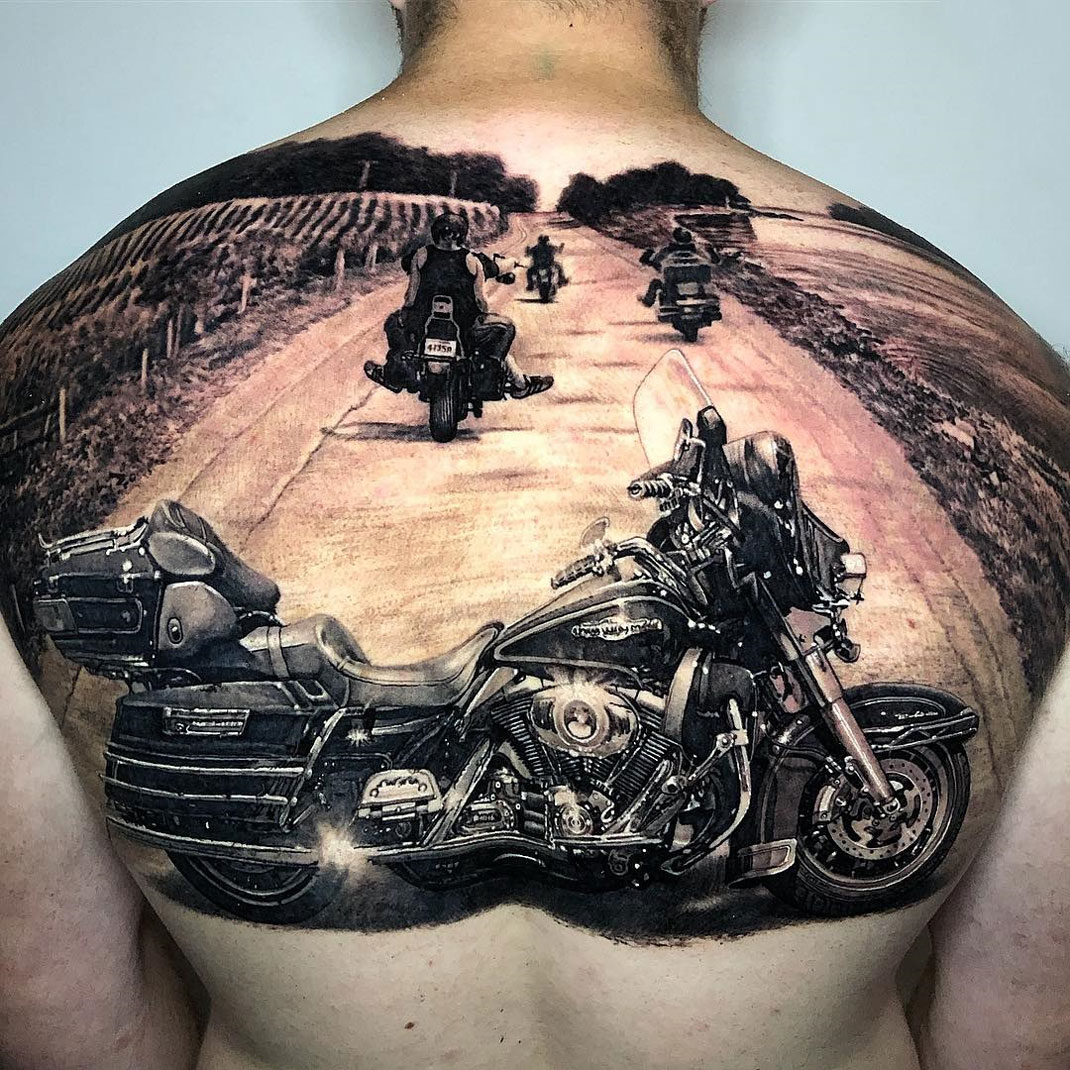 Biker tattoo 120+ Outlaw