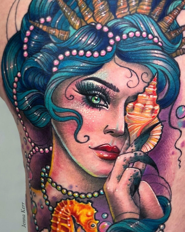 Mermaid Seahorse Thigh Piece