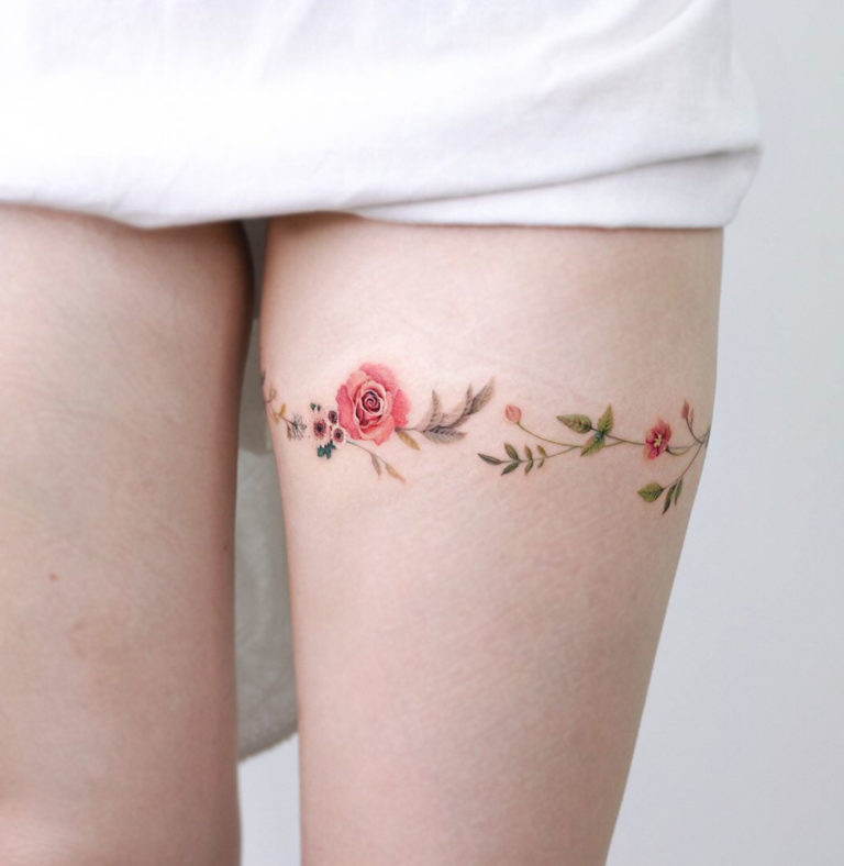 Floral Band | Best Tattoo Ideas For Men & Women