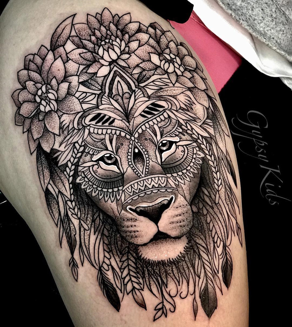 Lost City Tattoo - @abbiepriceart #lion #mandala #tattoo #perthtattooartist  #fremantle #tattooer | Facebook