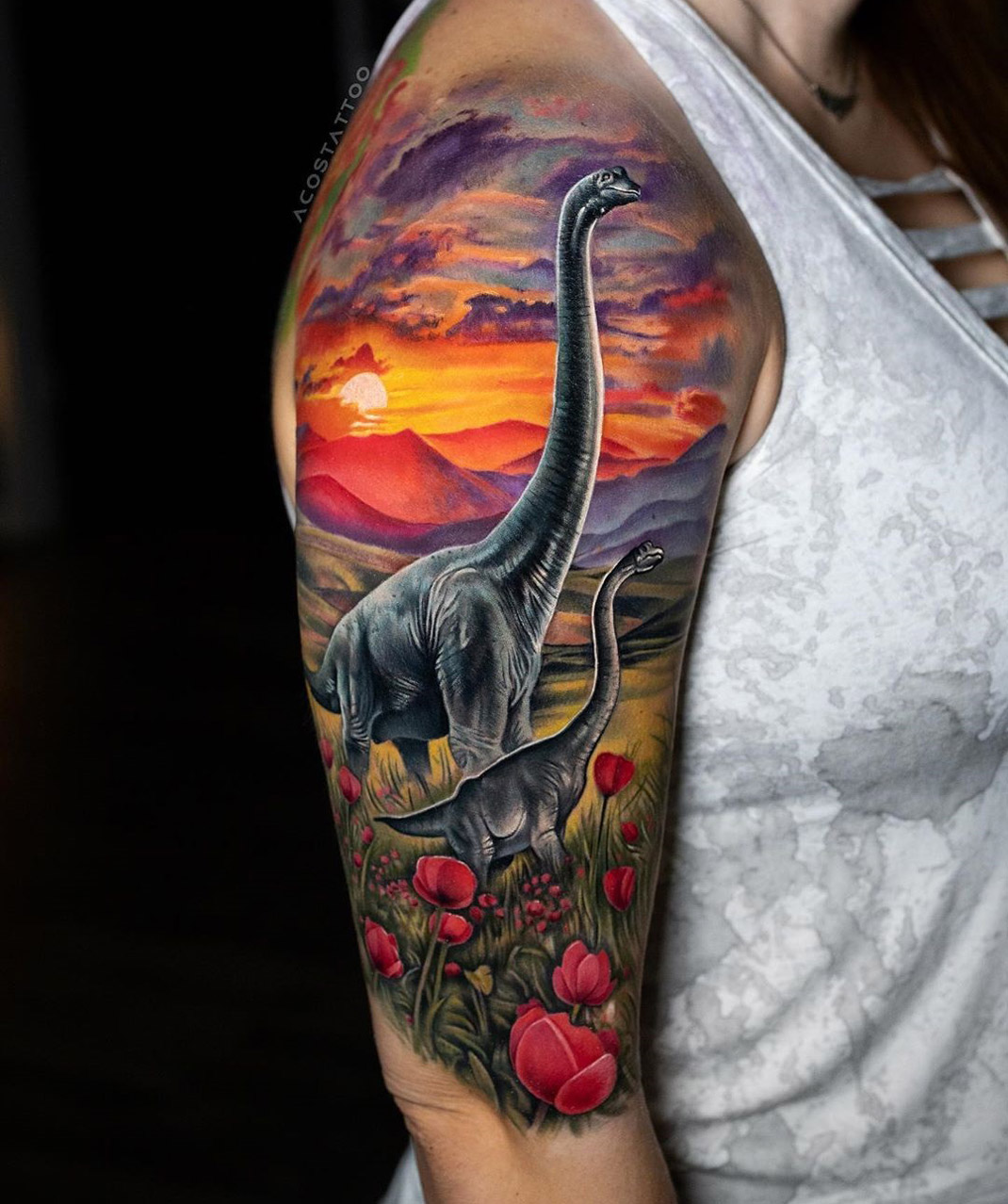 Brachiosaurus arm tattoo