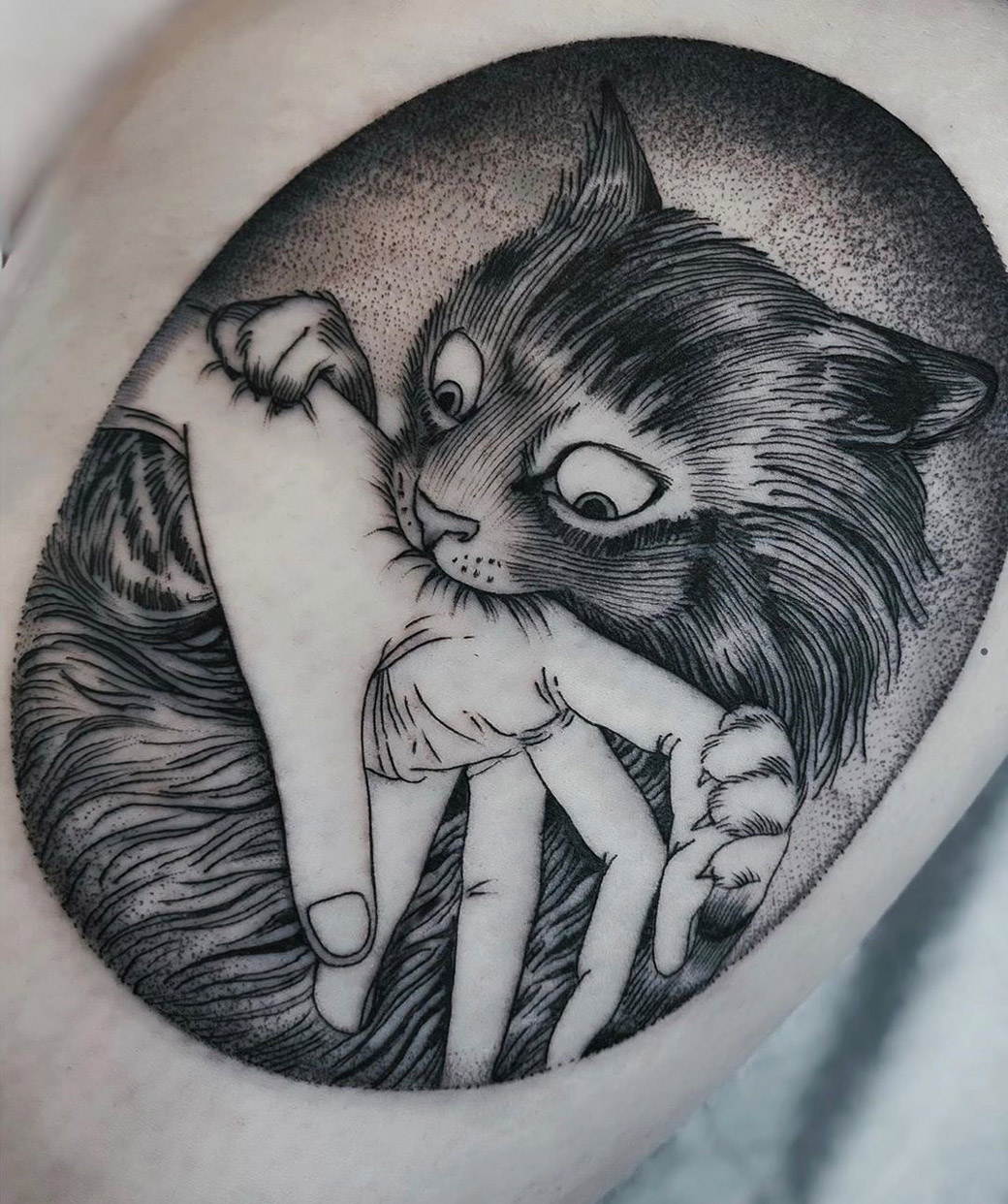 Update 94+ about cat hand tattoo super cool .vn