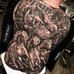 Spartan Back Tattoo