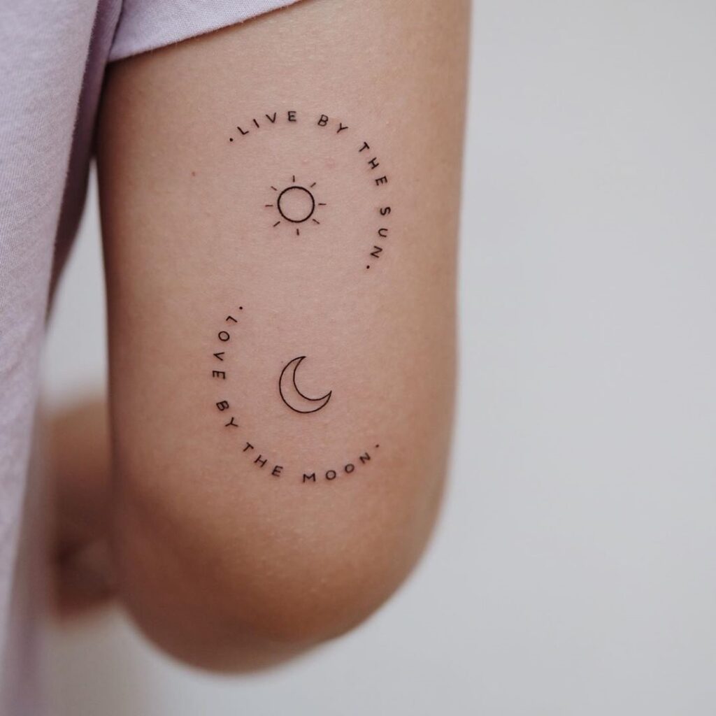 minimalist tattoo ideas moon