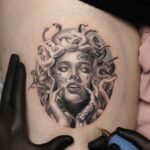 Medusa with Tattoos