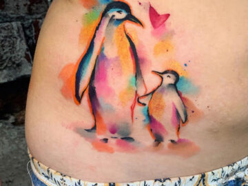 Penguin Mom & Baby