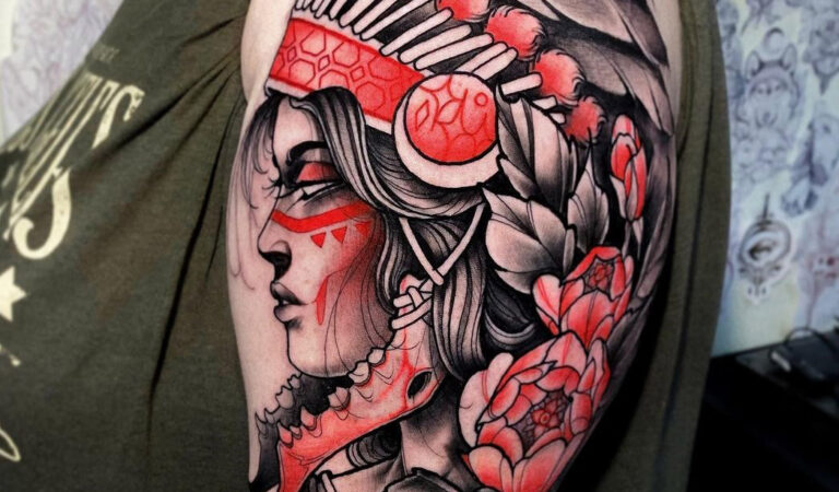 Native Warrior Tattoo