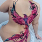Phoenix Back Tattoo