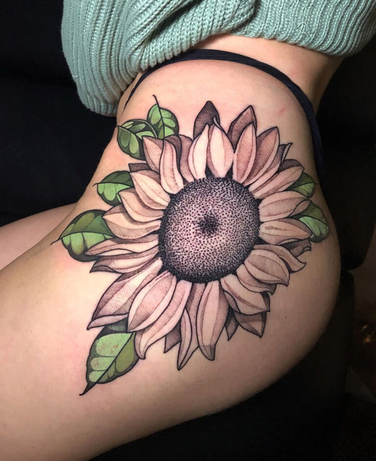 50 Sunflower Tattoo Ideas Small Meaningful and More Designs  DMARGE