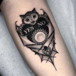Bat Planchette tattoo