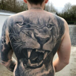 Lion's Face Tattoo