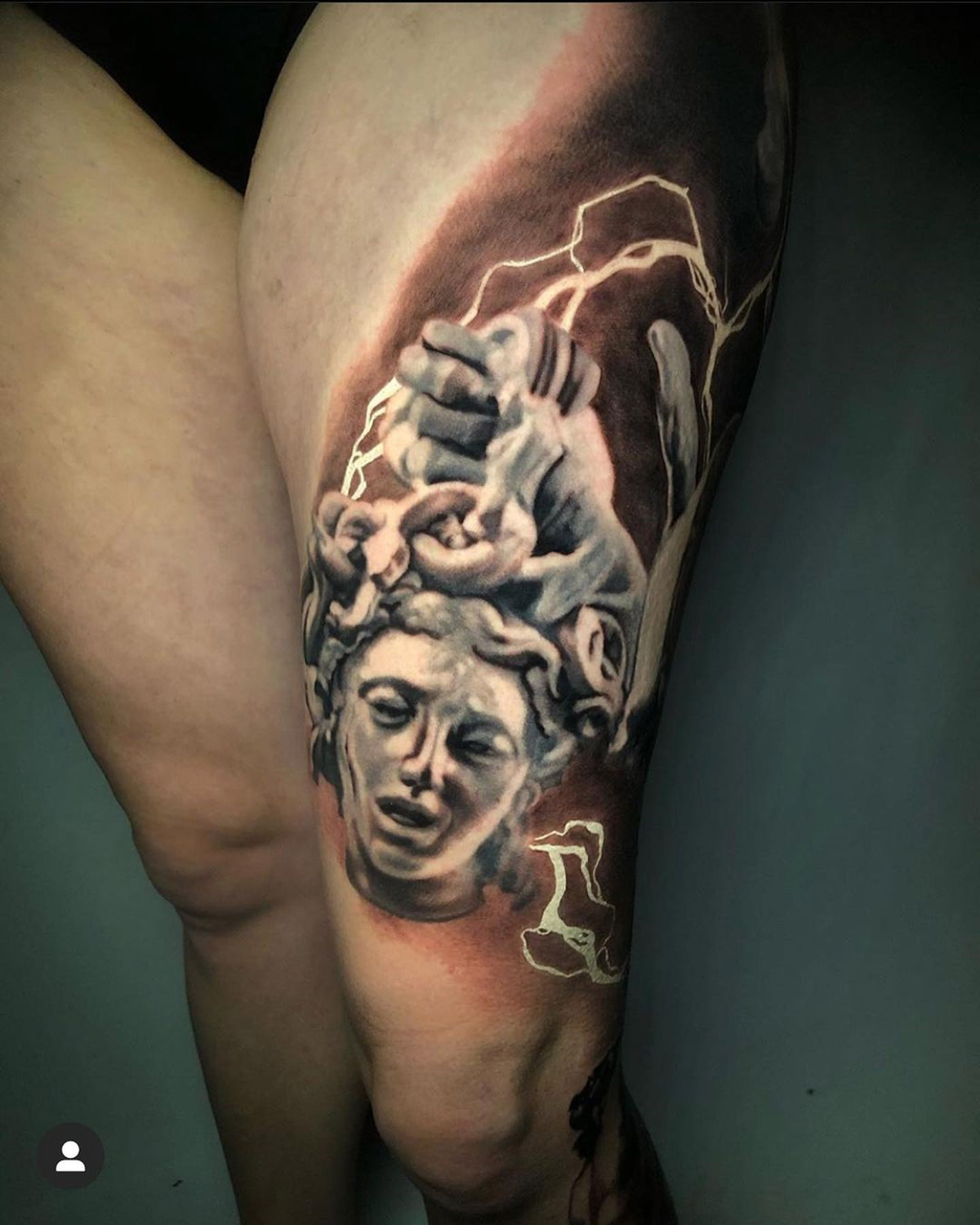 Greek Mythology Leg With Perseus & Pegasus | Best Tattoo Ideas For Men &  Women