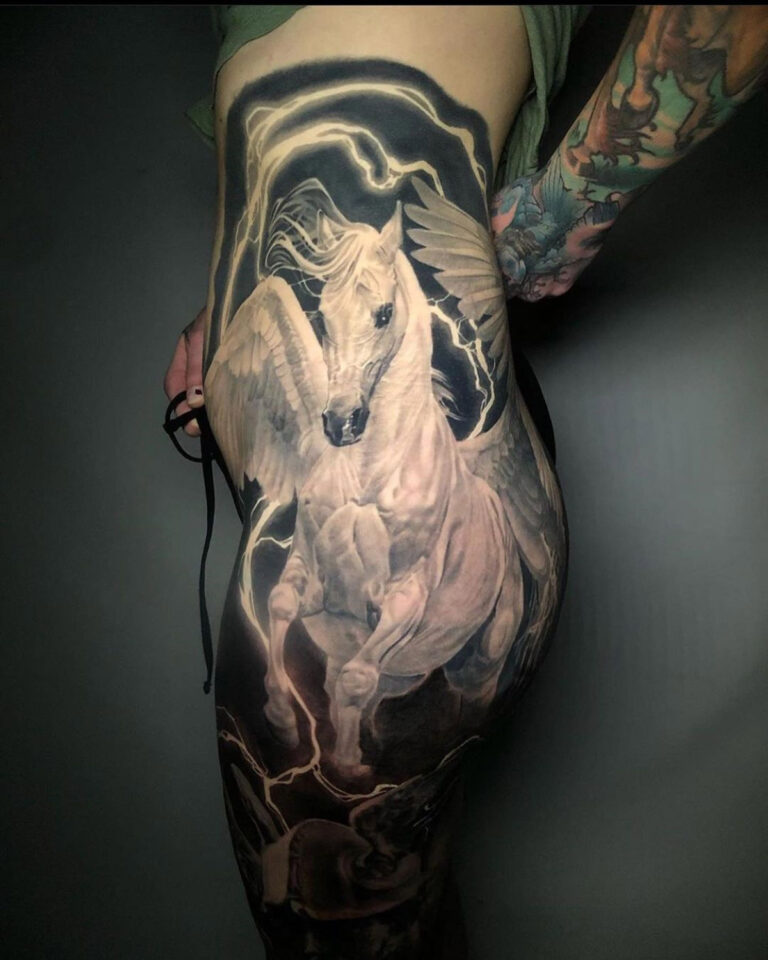 Pegasus-Hip | Best Tattoo Ideas For Men & Women