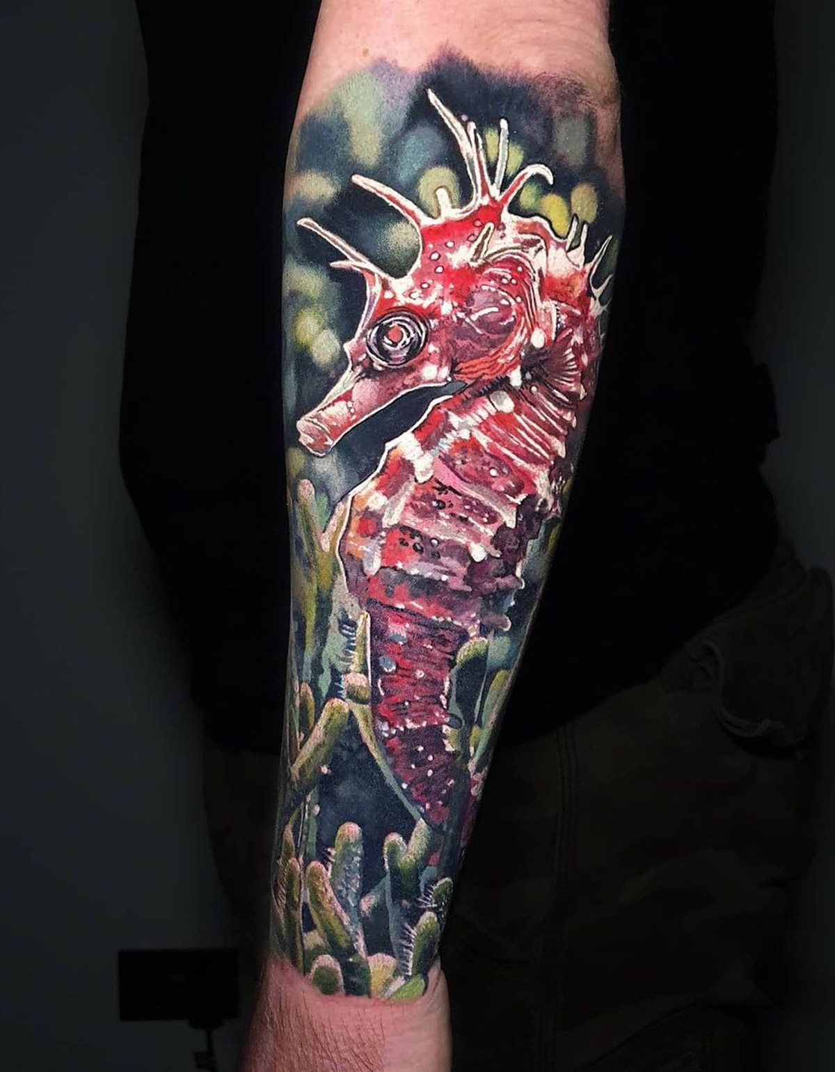Seahorse Realism Tattoo | Best Tattoo Ideas For Men & Women