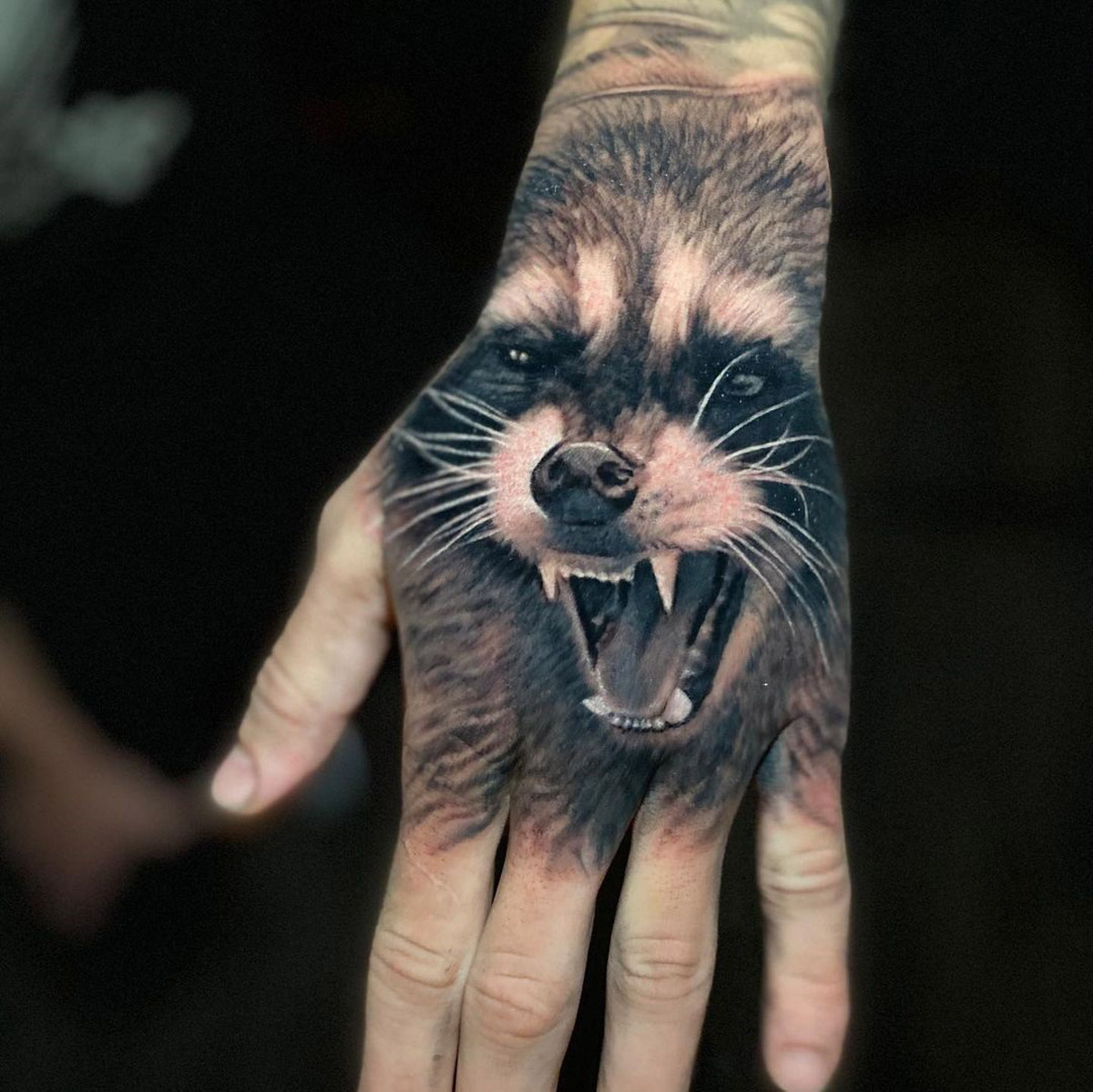 Raccoon Hand Tattoo | Best Tattoo Ideas For Men & Women