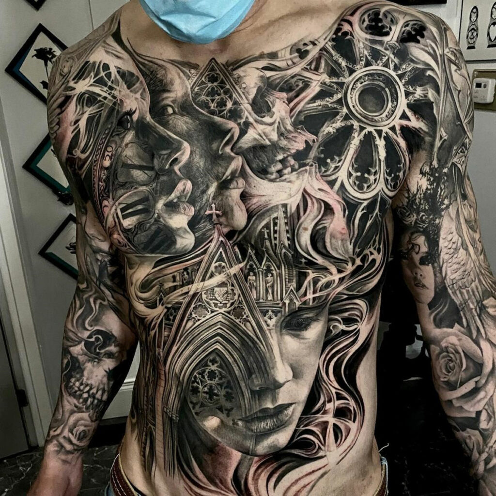 Architecture Torso | Best Tattoo Ideas For Men & Women