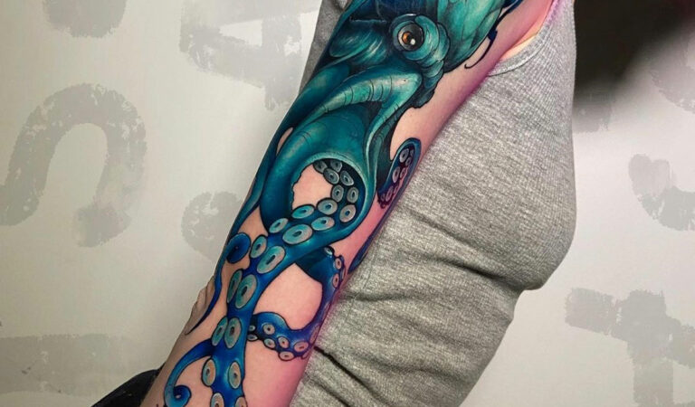 Neo-Traditional Octopus