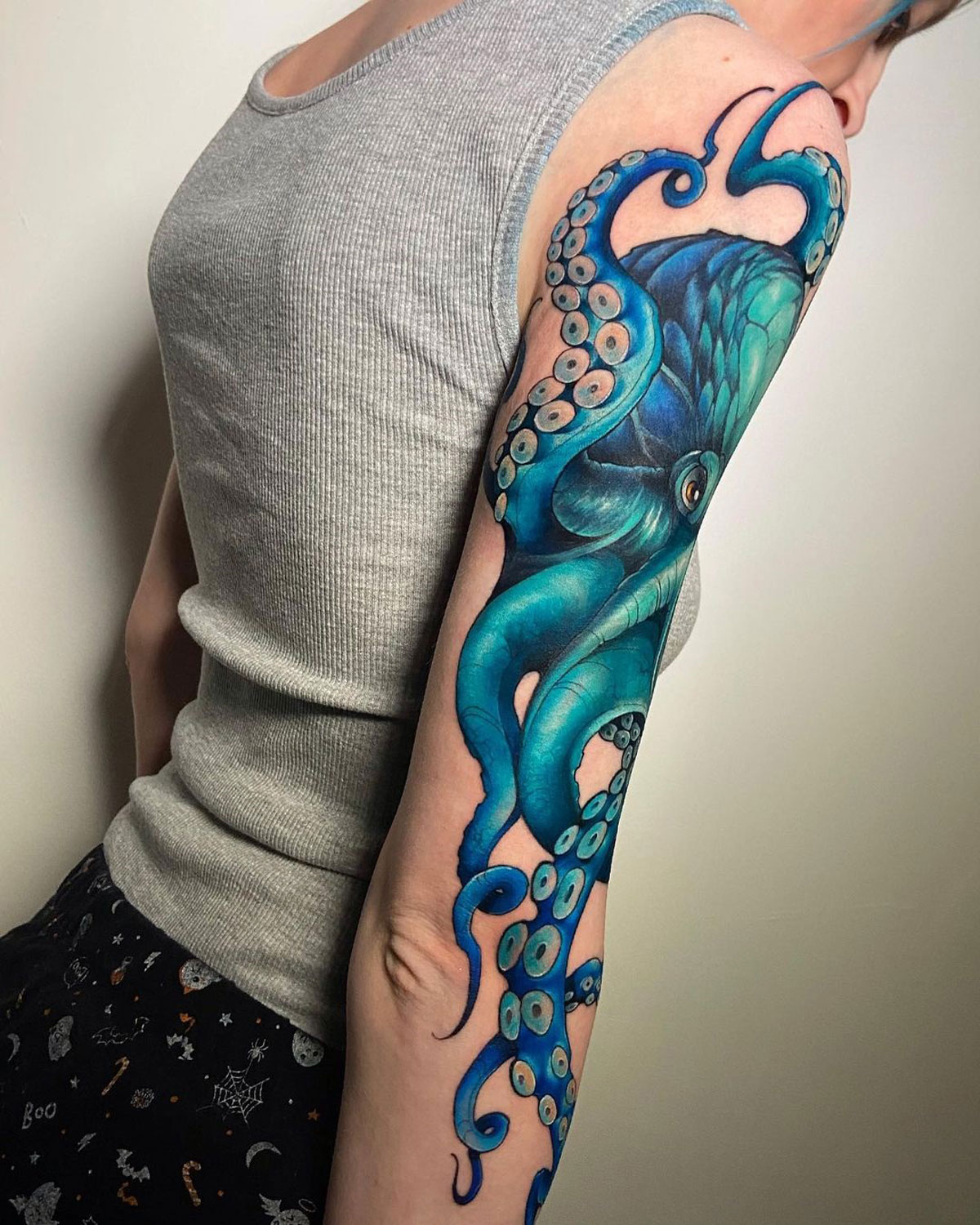 Octopus Arm Tattoo