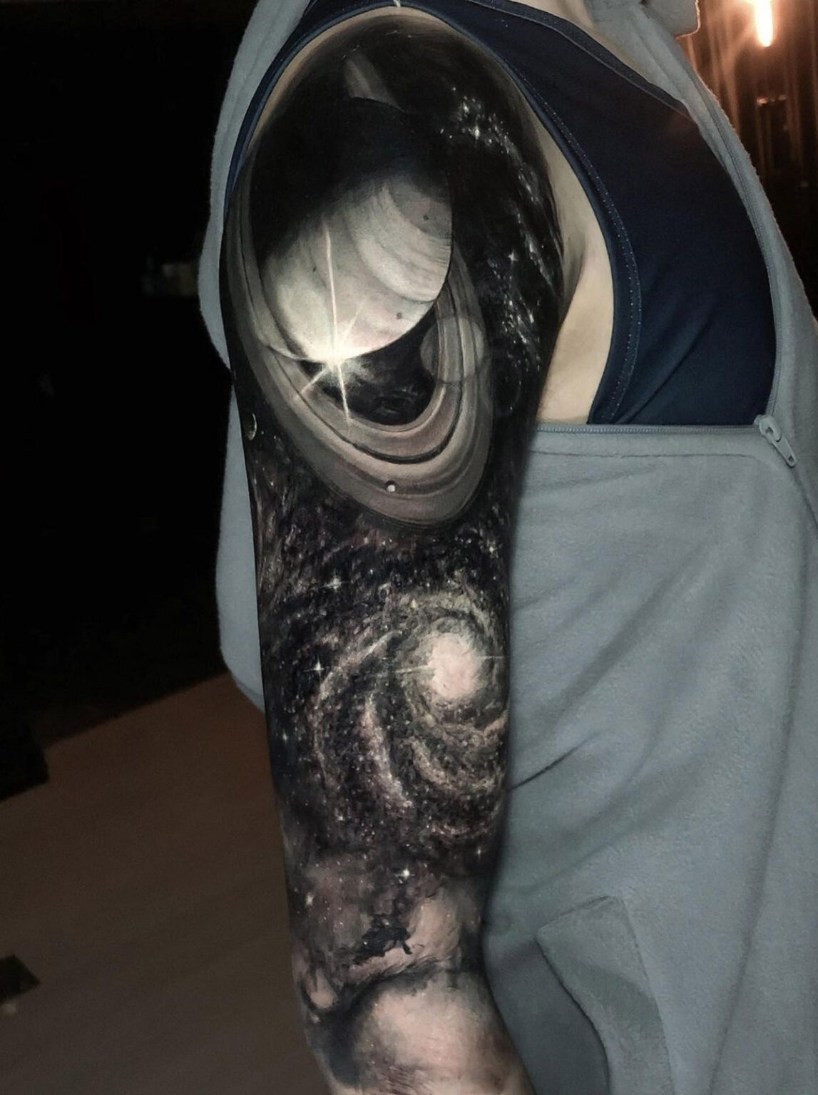 Saturn & Galaxy | Best Tattoo Ideas For Men & Women