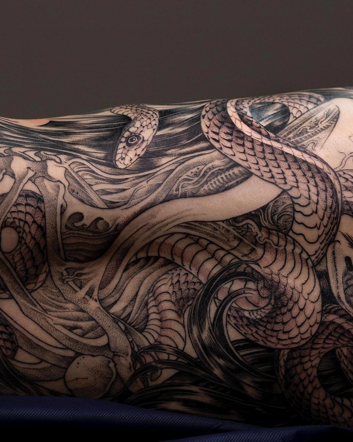 Medusa Girl's Full Back Tattoo | Best Tattoo Ideas For Men & Women