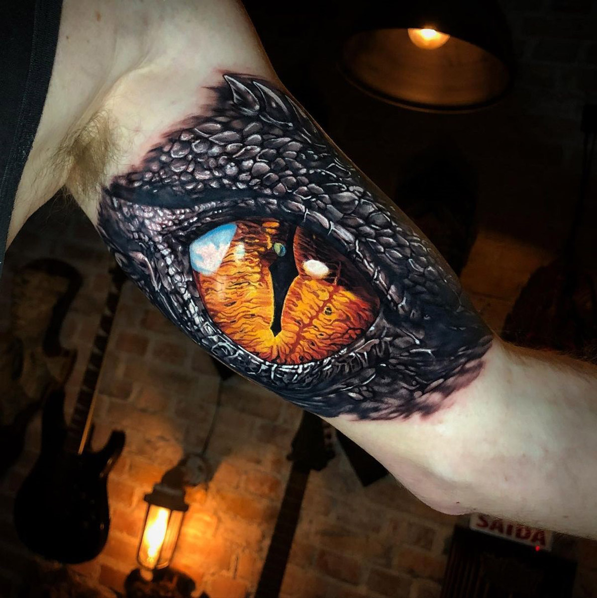 Smaug's Eye Tattoo