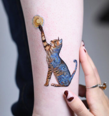 Top 100 Best Black Cat Tattoo Design For Women  Feline Ideas