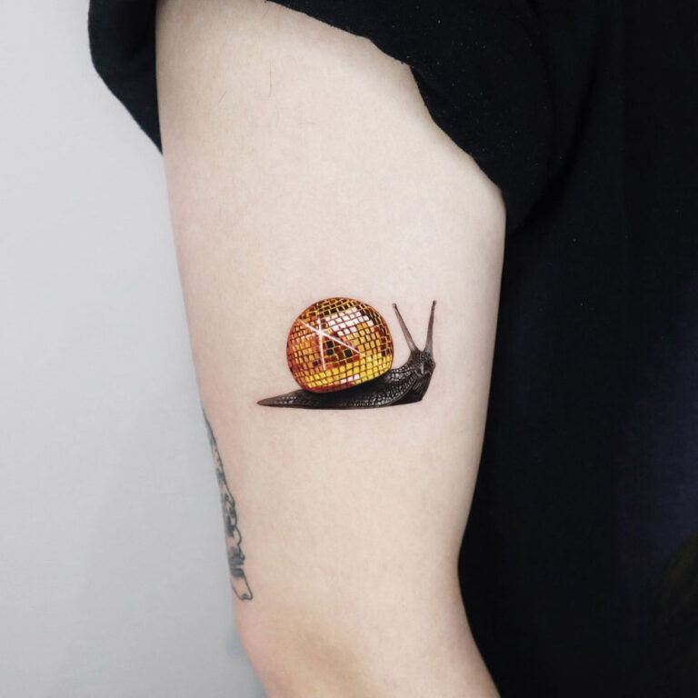 Disco Snail | Best Tattoo Ideas For Men & Women