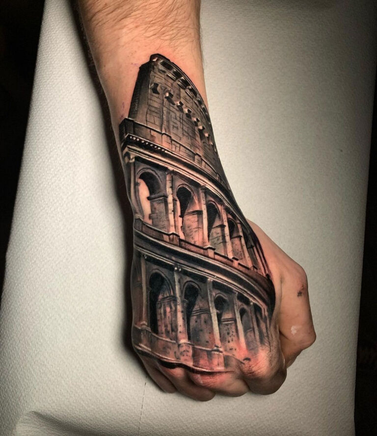 Colosseum Rome Tattoo