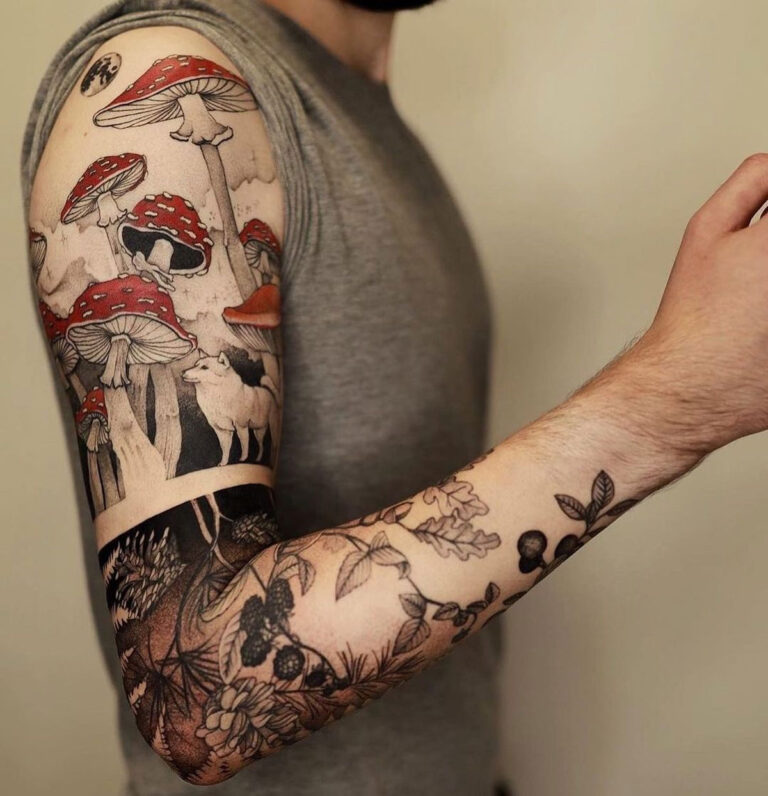 89 Nature Tattoos To Celebrate The Wonders Of Mother Earth  Bored Panda