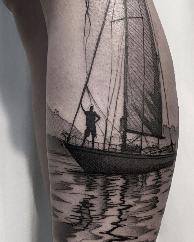 Sailing tattoo