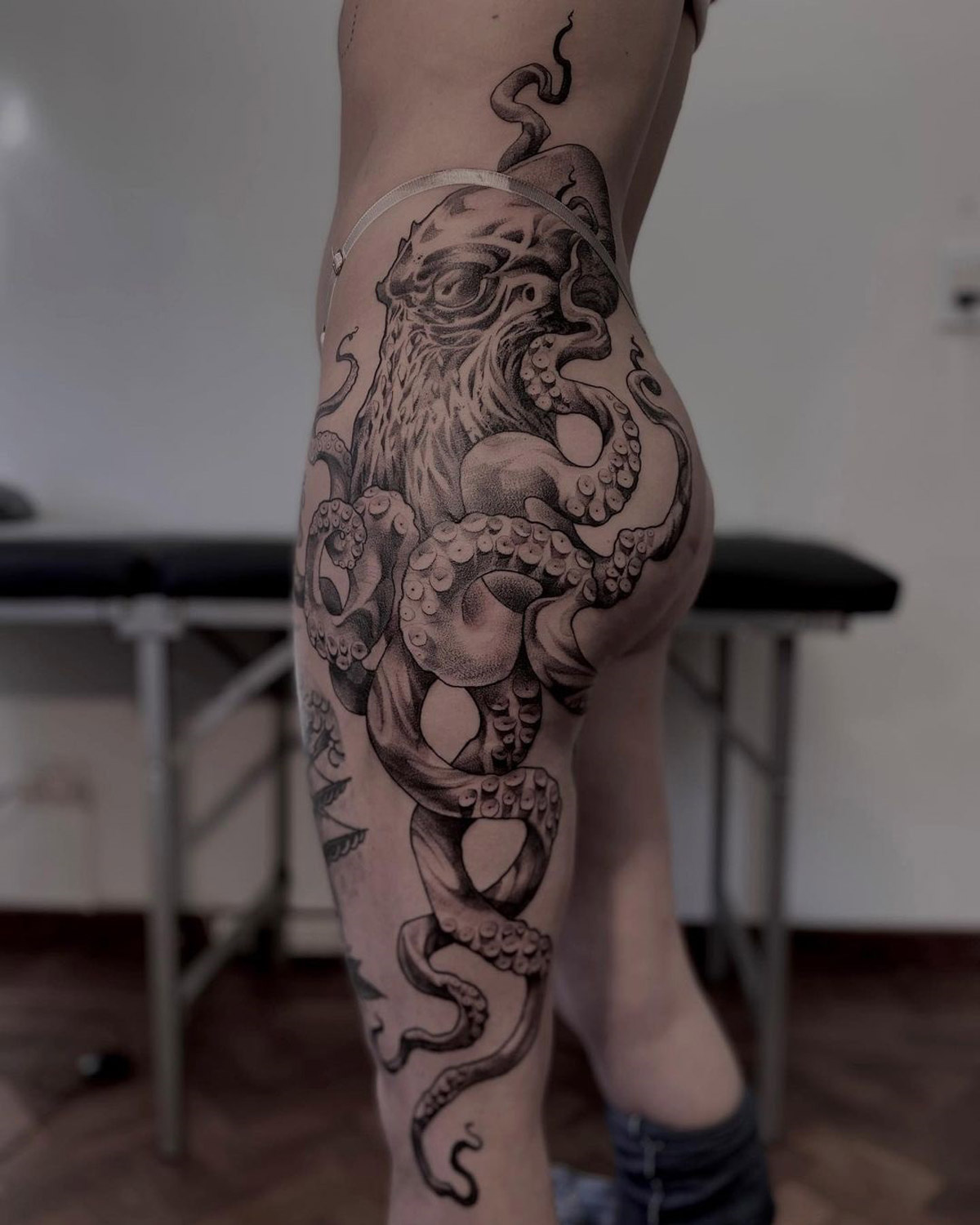 Octopus Leg Tattoo